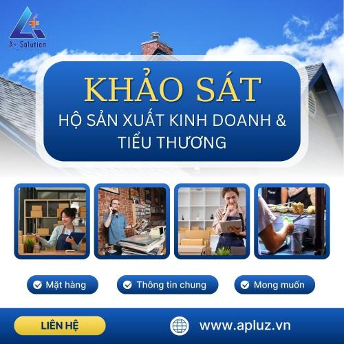Phiếu Khảo Sát Chuyển Đổi Số Cho Hộ Sản Xuất Kinh Doanh & Tiểu Thương