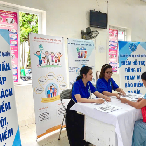 Bảo Hiểm Xã Hội Quận Ngô Quyền Triển Khai Mô Hình “Gian Hàng Tuyên Truyền” Chính Sách Bảo Hiểm Xã Hội, Bảo Hiểm Y Tế Tại Bệnh Viện Đa Khoa Quận Ngô Quyền