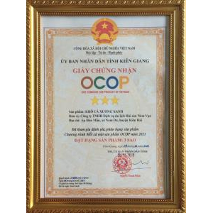 Chứng Nhận OCOP Khô Cá Xương Xanh