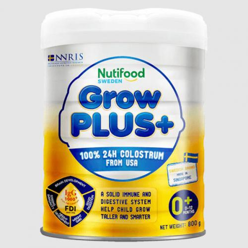 Sữa Bột GrowPlus+ Sữa Non 0+ Lon 800gr (0-12 Tháng)