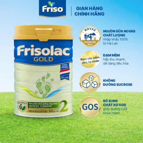 Sữa Bột Frisolac Gold 2 Lon 850g (6-12 Tháng)