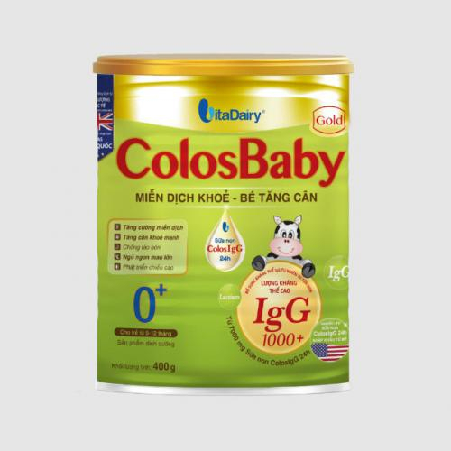 Sữa Bột ColosBaby Gold 0+  Lon 400gr (0-12 Tháng)