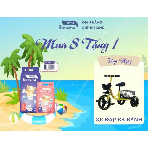 Tã dán Bimana Hàn Quốc size NB (