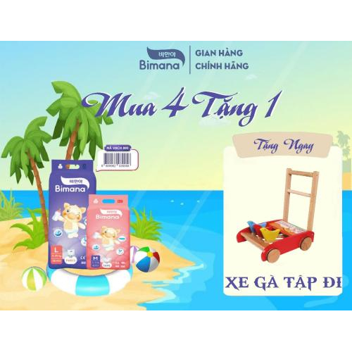 Tã dán Bimana Hàn Quốc size M (6 - 11kg)