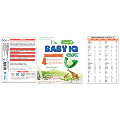 Dr BABY IQ GROW ***DÀNH CHO TRẺ TỪ 1 – 15 TUỔI